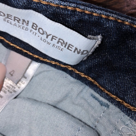 Express size 4 blue jeans-modern boyfriend - Picture 8 of 8